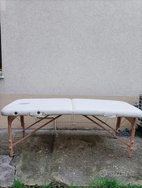 Lettino da massaggio portatile in legno