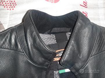 giubbotto pelle motocicletta spediontrak