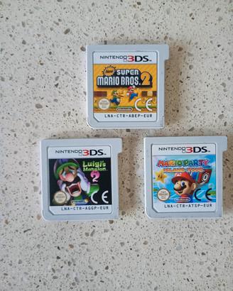 Lotto 3 Giochi Nintendo 3DS - Mario e Luigi