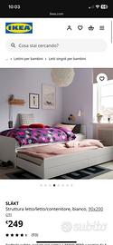 Letto singolo ikea doppio