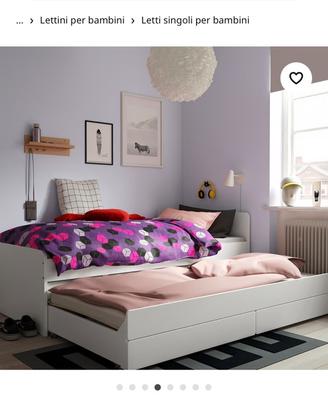 Letto singolo ikea doppio