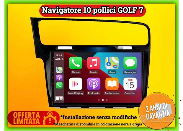 Car tablet 10 pollici CARPLAY VOLKSWAGEN GOLF 7