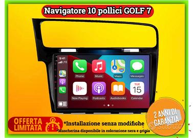 Car tablet 10 pollici CARPLAY VOLKSWAGEN GOLF 7
