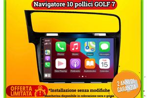Car tablet 10 pollici CARPLAY VOLKSWAGEN GOLF 7