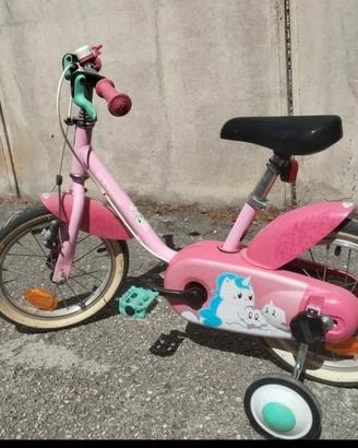 Bici con rotelle