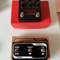 Pedale per chitarra Trio+ Digitech con footswitch
