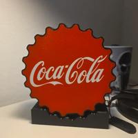 Lampada LED Coca Cola stile retrò