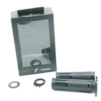 Manopole Rizoma LUX GR213B ergal CNC nere