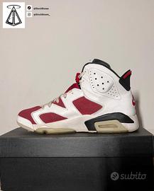 Jordan 6 bianche e rosse