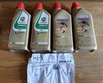 4 confezioni Olio Castrol 2T per miscela (v.foto)