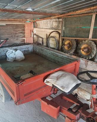 Motozappa con carrello Lombardini 10 cavalli