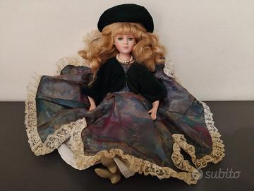 Bambola ceramica Victorian Dolls 40 cm 