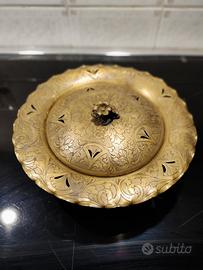 Bomboniera in ottone Argentato vintage anni '60