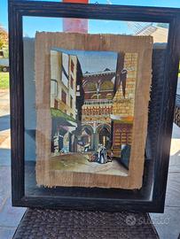 Quadro incorniciato co n papiro