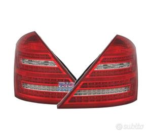 FANALI MERCEDES CLASSE S W221 05-11 LED ROSSO CROM