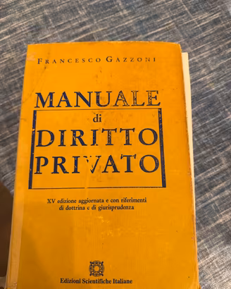 Manuale di diritto privato Gazzoni