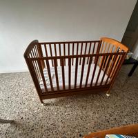 Lettino Giordani Alice con materasso