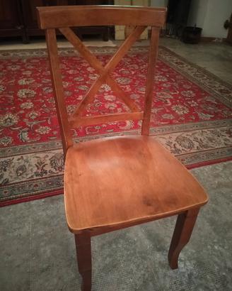 Sedie in legno massiccio (60 pezzi)