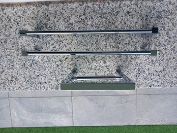 Porta salviette e porta rotolo bagno