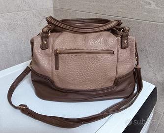 borsa carpisa marrone e beige
