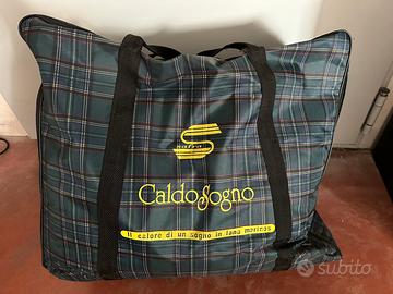 Coperta lana merinos con copricuscini