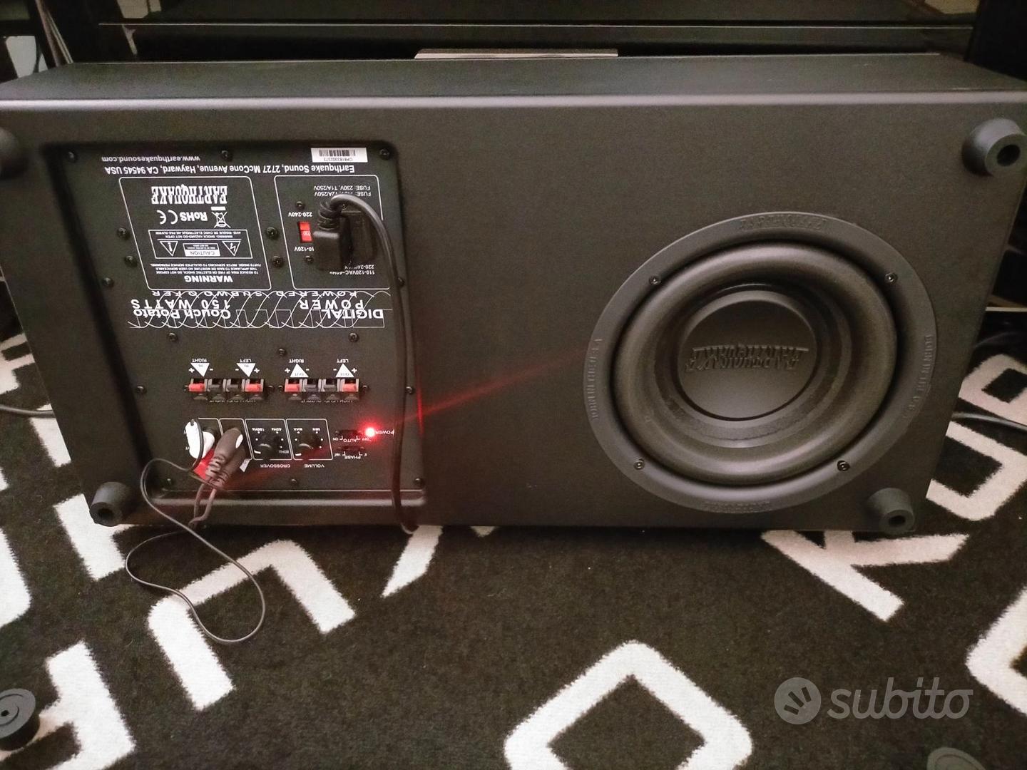 Subwoofer attivo Earthquake CP 8 usato Audio/Video In vendita a Brindisi
