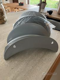 Relaxdays 2 Supporti per Tubi Giardino 30 m e 1/2"