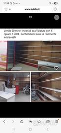 Scaffali 1500€ trattabili