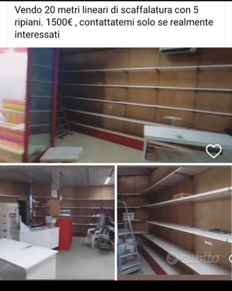 Ribasso a 800,00 smontaggio e trasporto a vostro