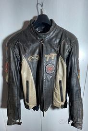 GIUBBOTTO MOTO PELLE MTECK VINTAGE TOURISTROPHY