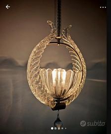 Lampadario Murano vintage anni 70