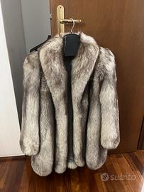 Giacca pelliccia Volpe Argentata