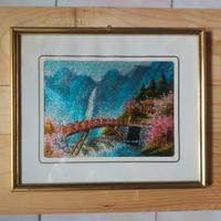 Quadri ricamo in seta