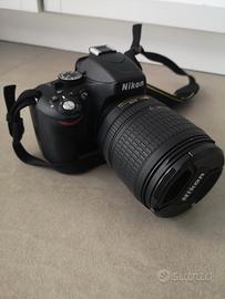 Nikon D5100 + obiettivo 18-105 come NUOVA