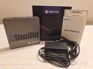 Mini PC Soyo M2 Air -Intel N4000 ram 6gb ssd 128gb