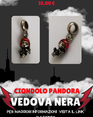 Black Widow, Charm pandora Collezione Avengers