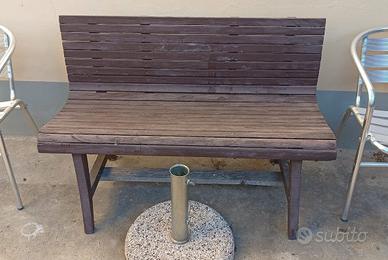 Panca in legno da esterna