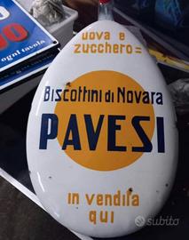 Insegna uovo ovale pavesi biscotti