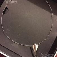 Collana breil stones artiglio acciaio con cavetto