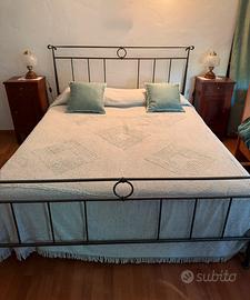Testiera letto matrimoniale in ferro battuto