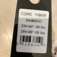 Flettenti arco nudo, core fiber bamboo