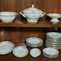 Servizio tavola porcellana BAVARIA oro 1° metà 900