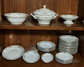 Servizio tavola porcellana BAVARIA oro 1° metà 900