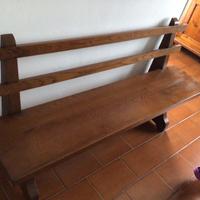 Panca di legno massello