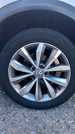 4 cerchi in lega 17 originali vw T-Roc 