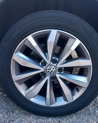 4 cerchi in lega 17 originali vw T-Roc 