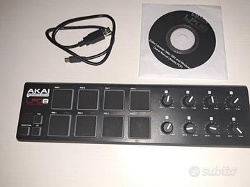 akai professional LPD8 laptop pad controller