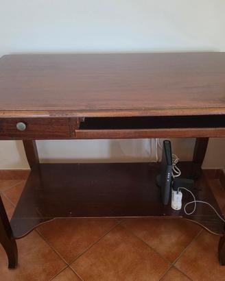 scrivania legno massello