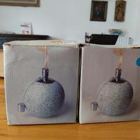 2 lampade ad olio Stone
