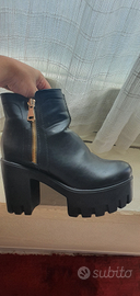 Stivaletti con tacco grosso